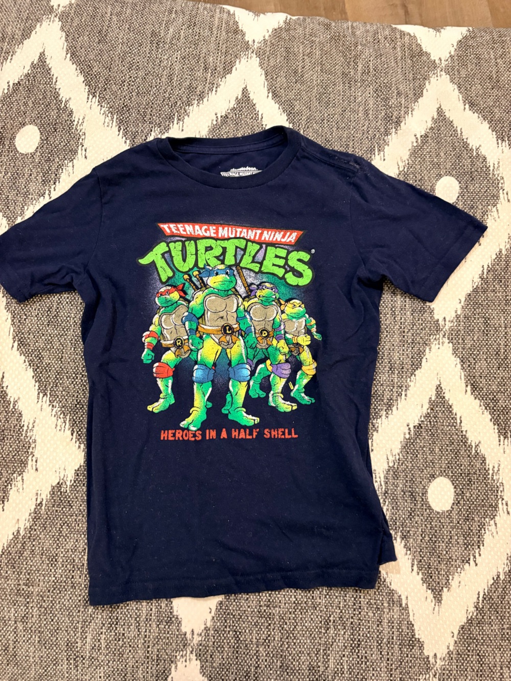 Nickelodeon Navy Teenage Mutant Ninja Turtles Graphic Tee
